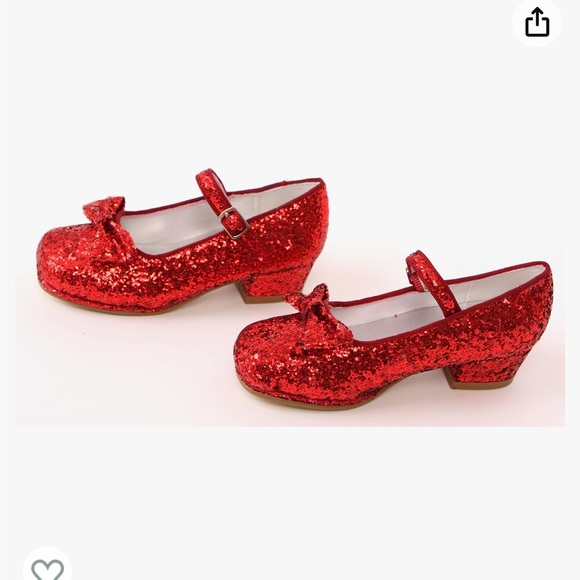 Other - Wizard of Oz girl’s ruby red glitter shoes